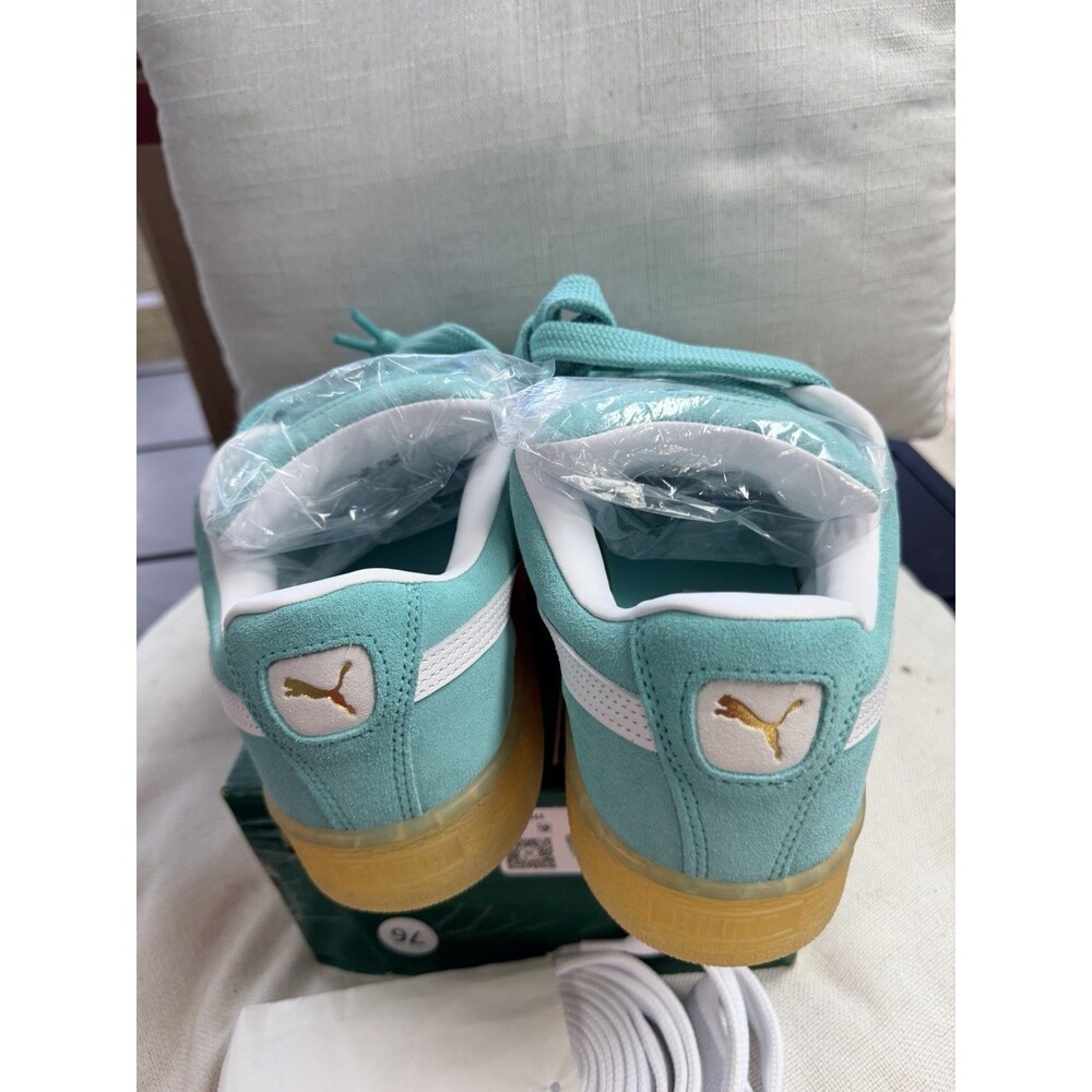 Puma Suede XL Aquatic Blue White Men's 10.5 New Box 395205-53 W/ Extra Laces - Picture 4 of 9